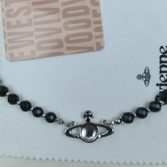 Vivienne Westwood Black Mini Bas Relief Choker - Picture 7 of 10